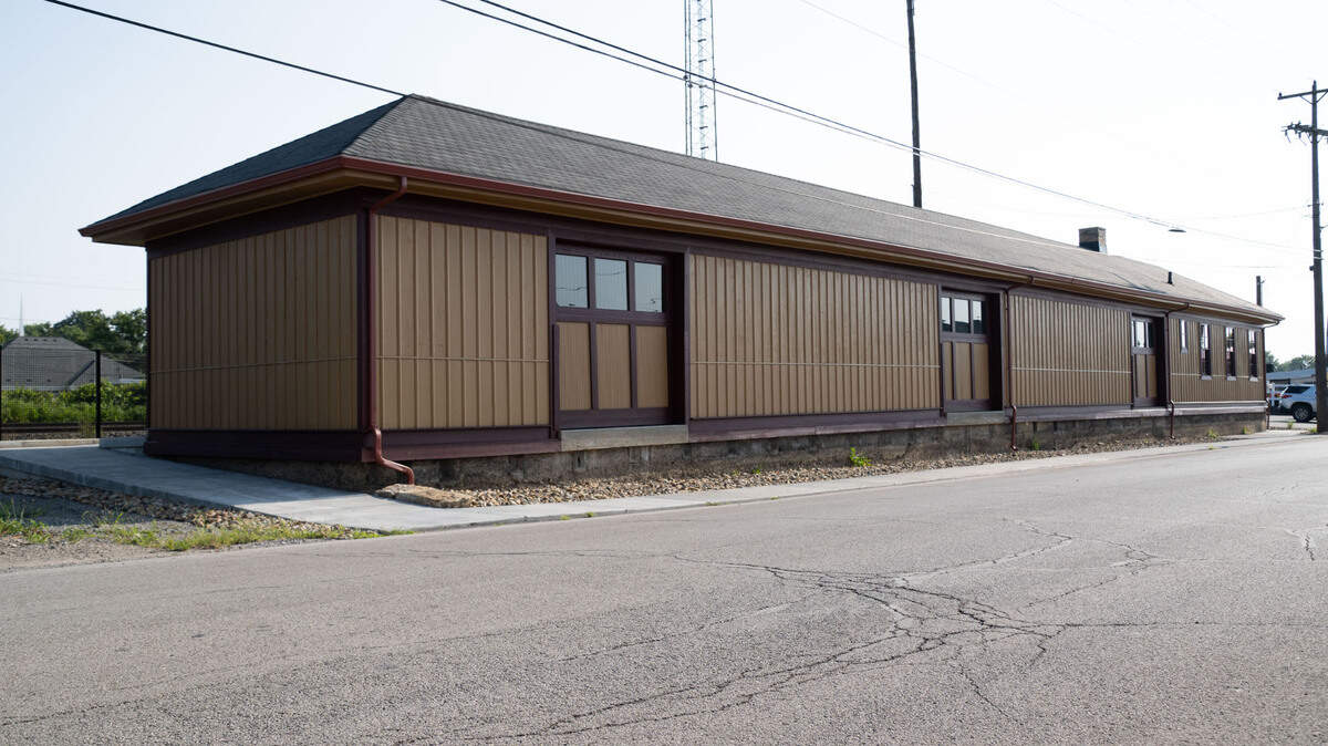 Village aims to revitalize the historic freight depot near the northwest corner of Taggart and N. Market Streets in East Palestine, contributing to the community’s economic and cultural resurgence.