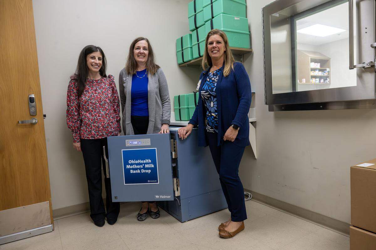 OhioHealth Mothers’ Milk Bank opens milk drop site at Akron Children’s.