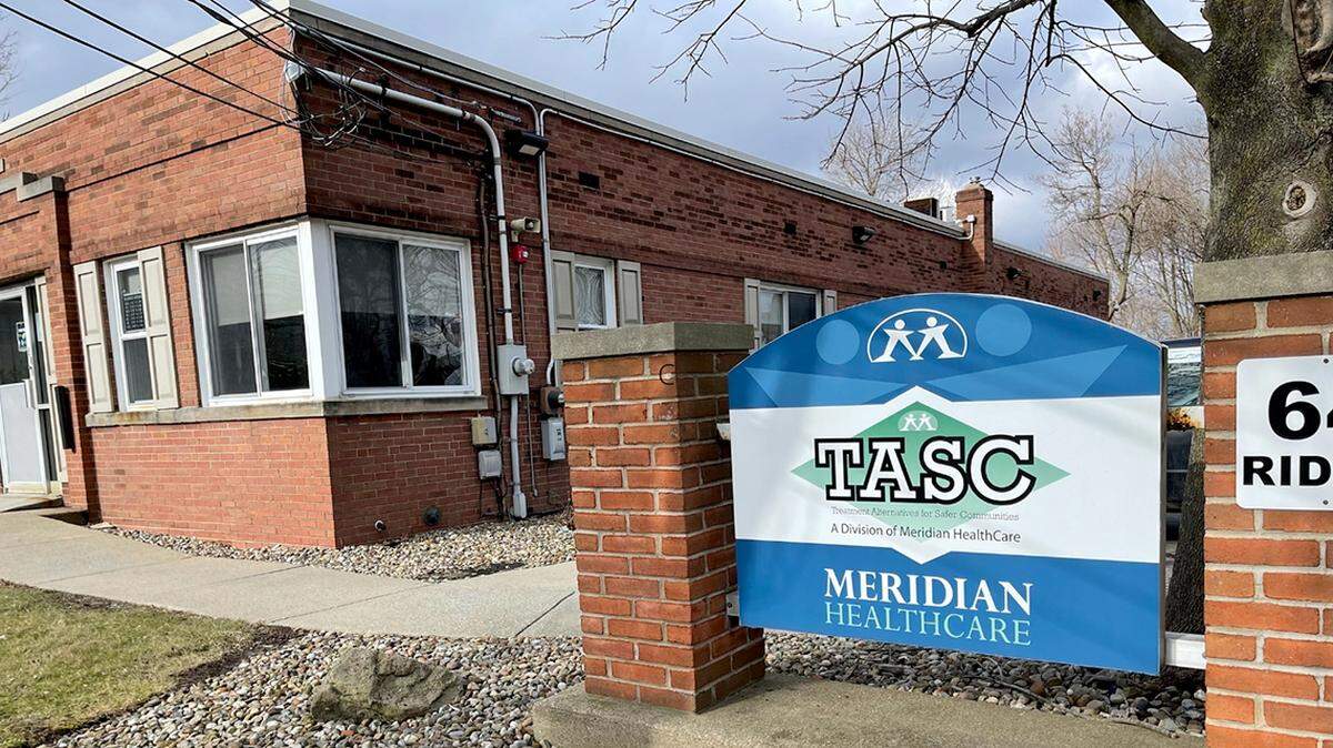 Shown here is the exterior of Treatment Accountability for Safer Communities, a division of Meridian HealthCare, 64 Ridge Ave., Youngstown.