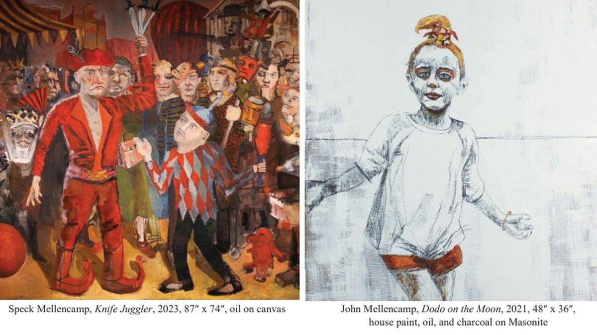 Bloodline: The Art of John Mellencamp & Speck Mellencamp will be on display starting May 7 until July 2. 