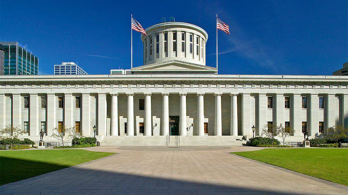 The Ohio Statehouse in Columbus.