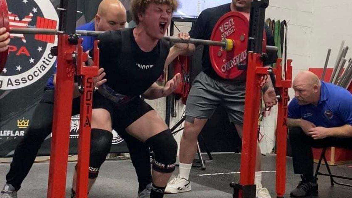 Boardman senior wrestler and powerlifter Jacob Boyle set a national record for his weight class by squatting 507 pounds. 