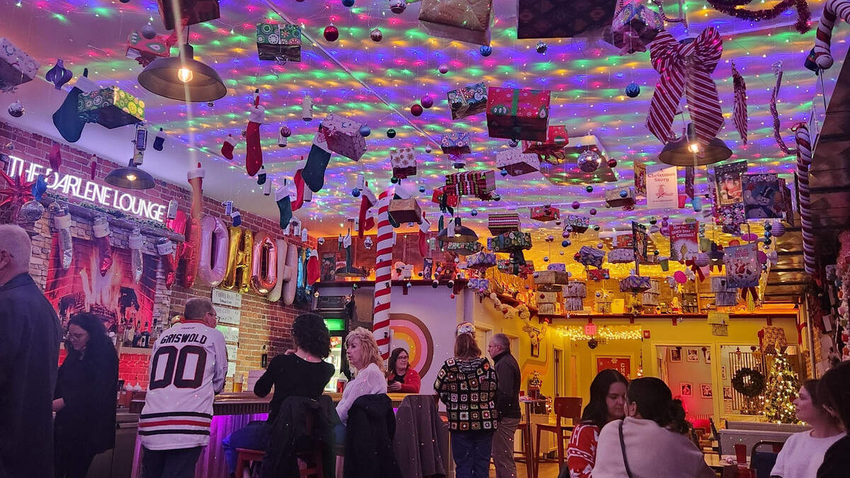 Enjoy festive cocktails and a rotating seasonal menu during the pop-up experience at The Darlene Lounge in Warren.