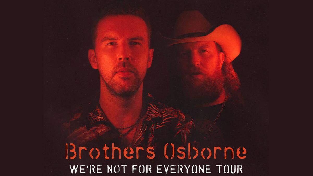 The Brothers Osborne will perform in Youngstown on May 27.