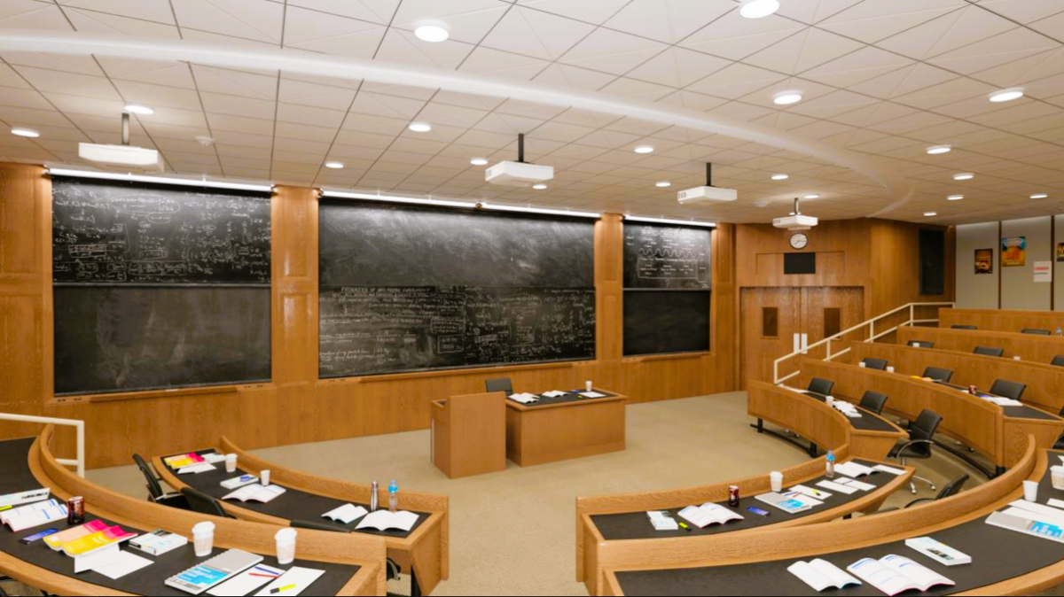 College classroom