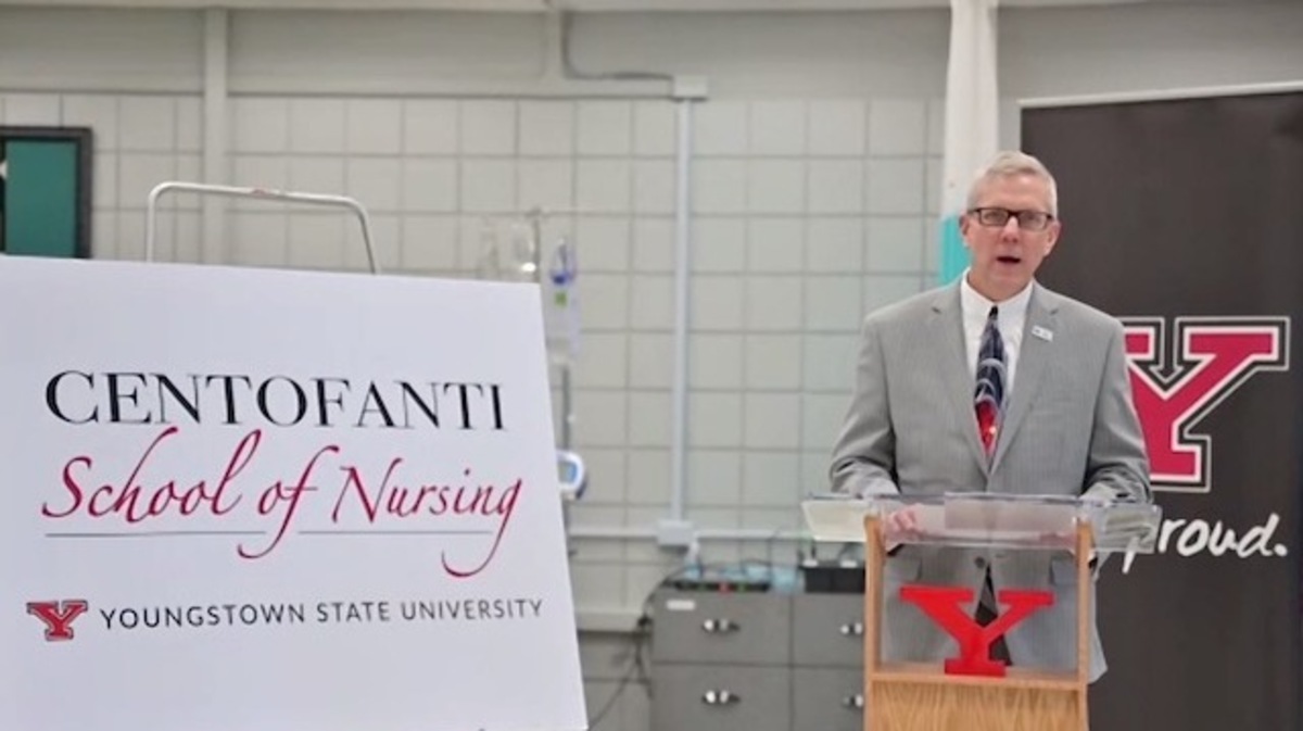 Youngstown State University announced Monday in a virtual press conference that the nursing department received a $1 million donation and was named James and Coralie Centofanti School of Nursing. Jeffery Allen, dean of the Bitonte College of Health and Human Services at YSU, said the university is excited about the opportunity.