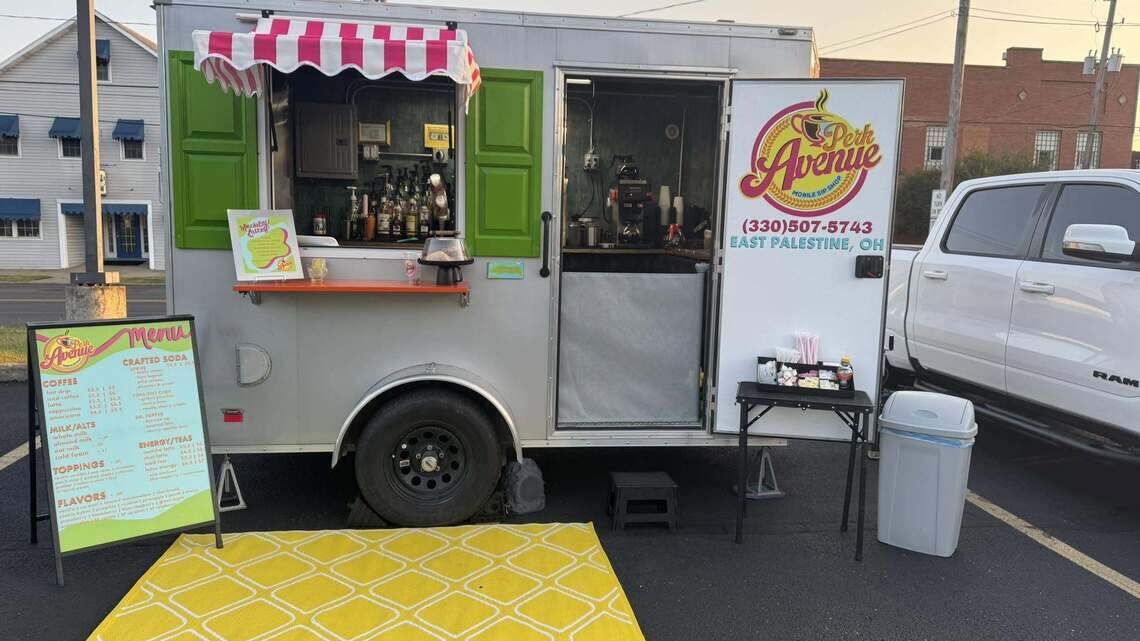 Perk Avenue Mobile Sip Shop celebrating first anniversary in East Palestine