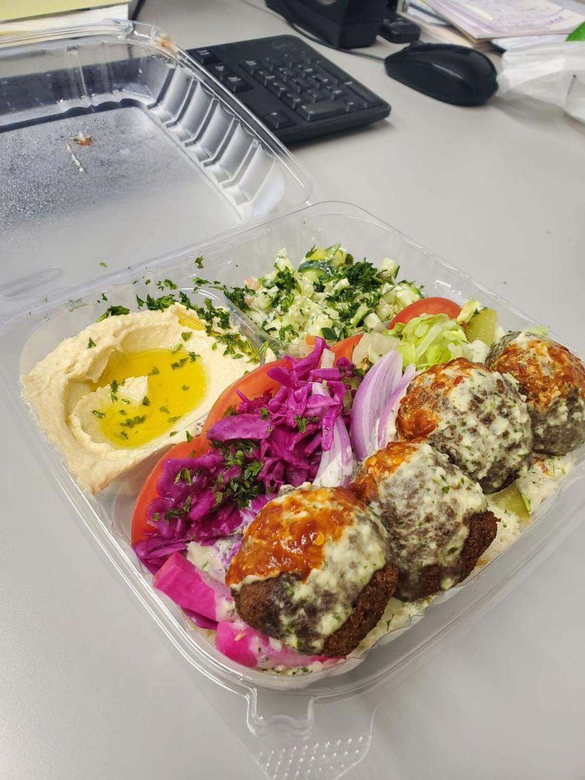 Shawarma Brothers in Ohio have a delicious Falafel Bowl