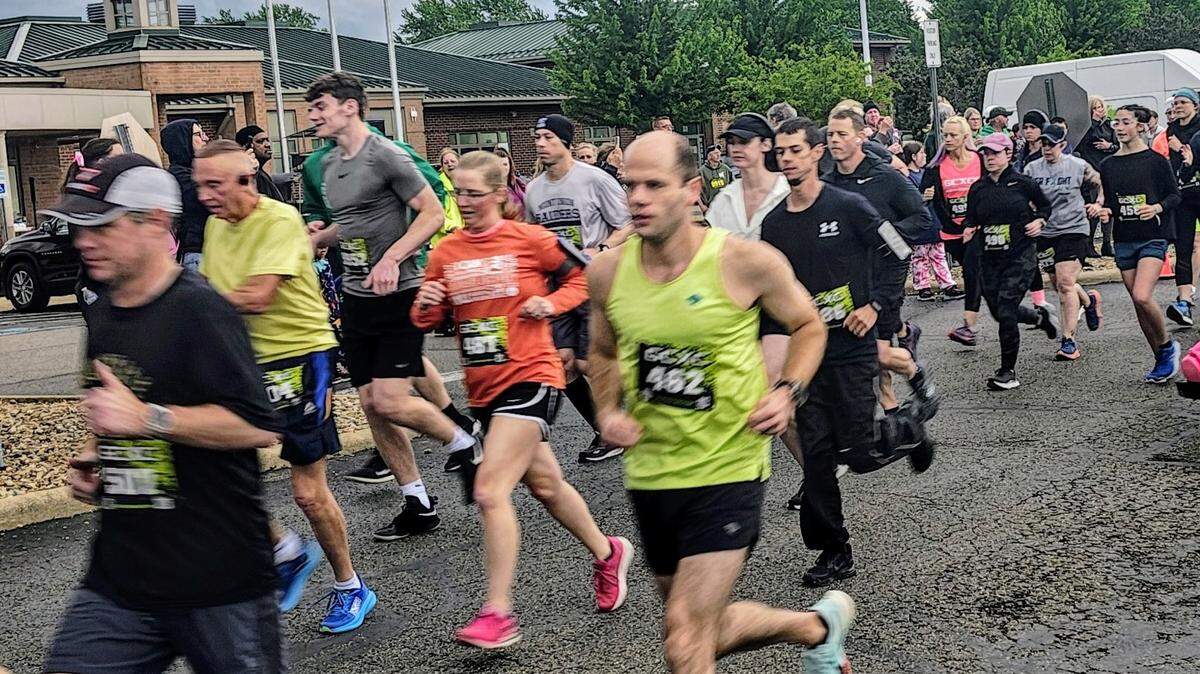 Runners are pictured during the 17th annual “Ryan Johnson Running to Remember Memorial 5K” in Beloit.