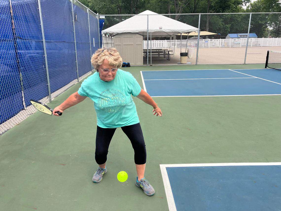 Pickleball is a popular sport at the Jewish Community Center in Youngstown.