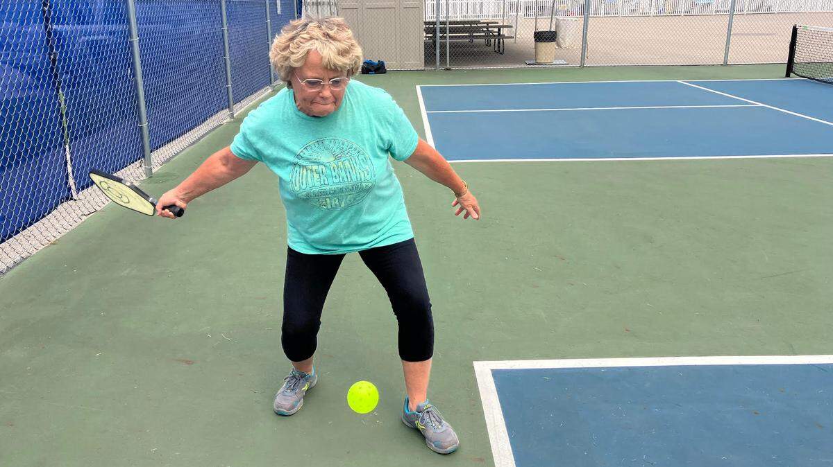 Pickleball is a popular sport at the Jewish Community Center in Youngstown.