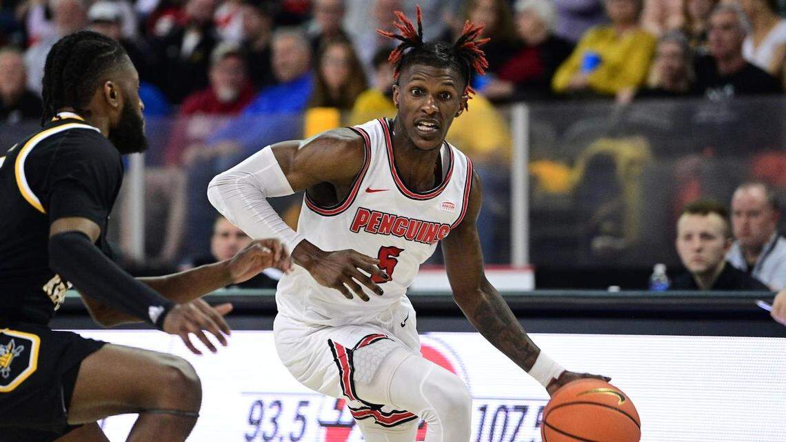 Dwayne Cohill looks for an opening Monday night against Northern Kentucky.