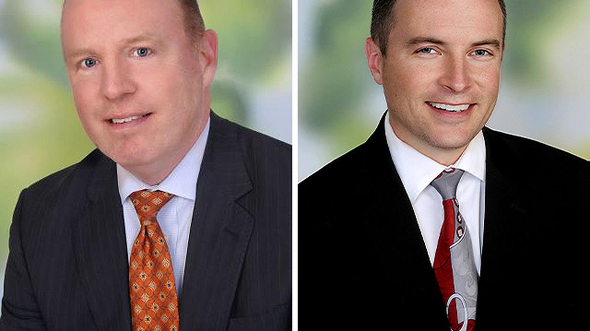 Dr. John Luellen, left, Mercy Health market president, and Dr. James Kravec, Mercy Health chief clinical officer. (Contributed photos)