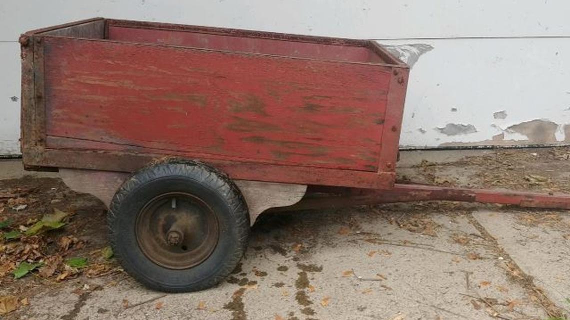 This heavy-duty cart is one of the items available for purchase at the Mahoning County Land Bank’s rummage sale. (Contributed photo)
