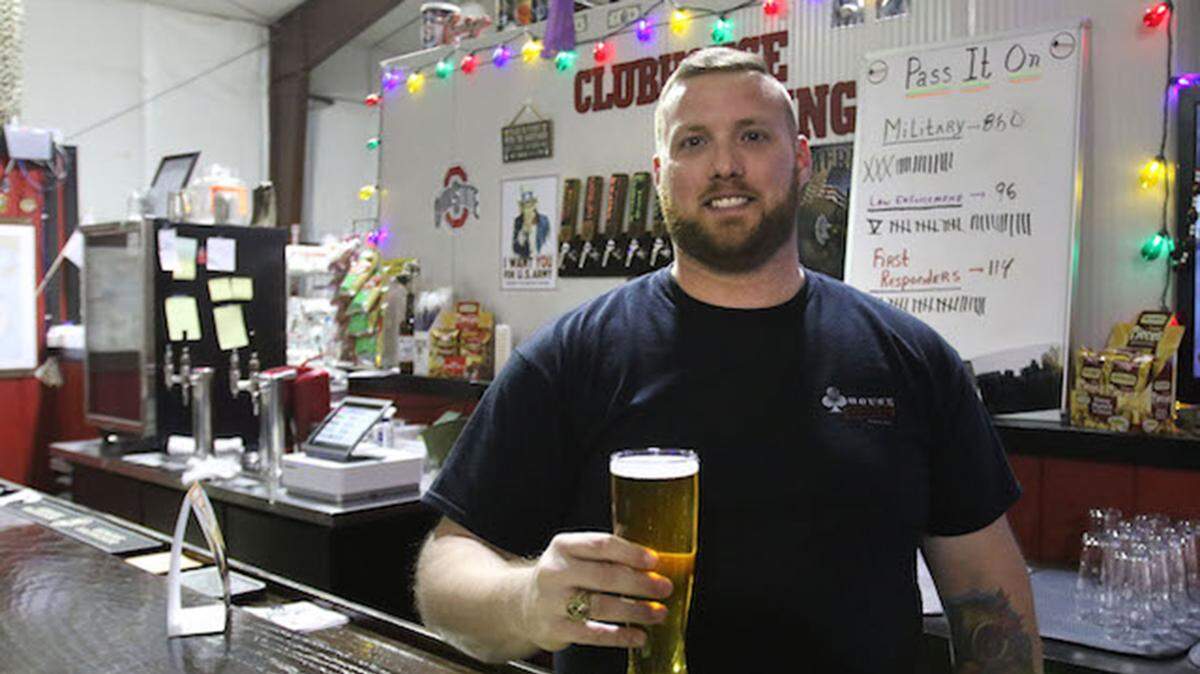 Zach Dean, a former U.S. Army artillery officer, opened Clubhouse Brewing Co., a microbrewery and taphouse at 668 N. River Road NW, Warren, in November 2017.