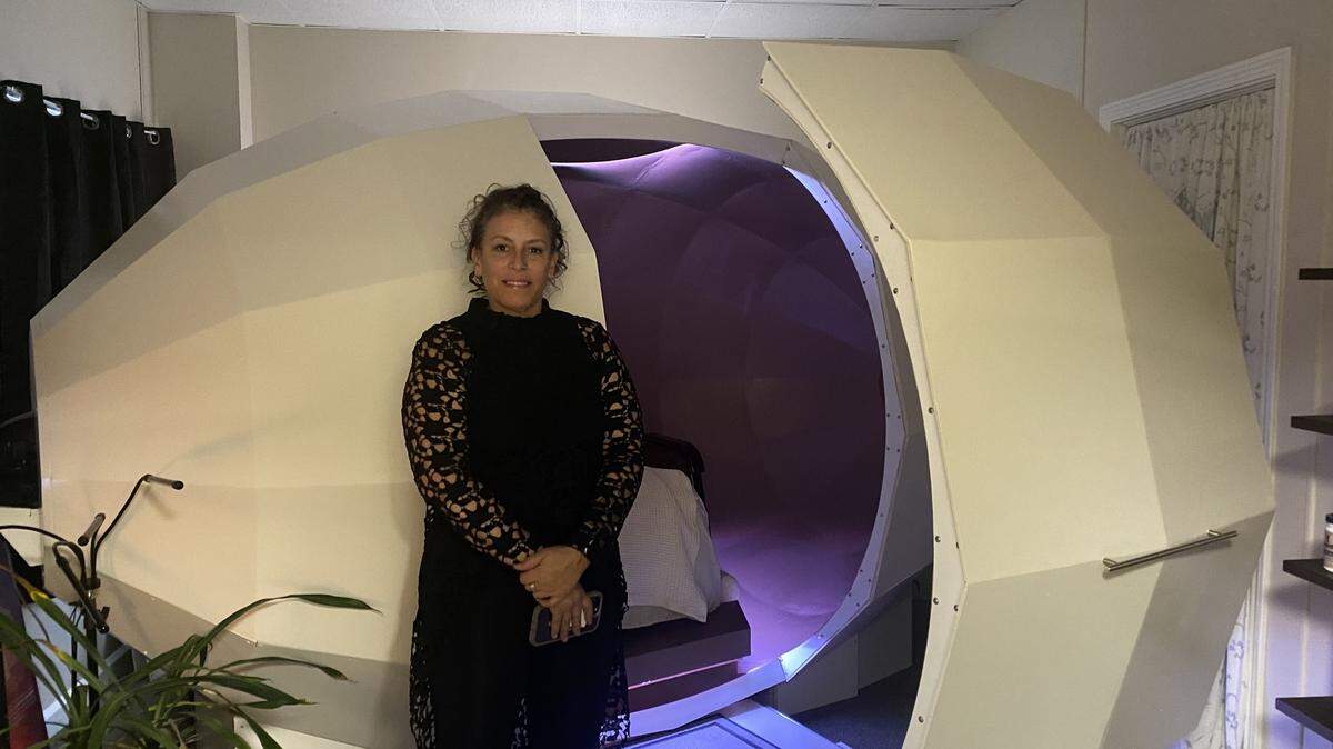 Owner Sonya Diaz is excited to share her new location with her clients and hopes that the healing services that the Harmonic Egg offers is something everyone will be open to trying.