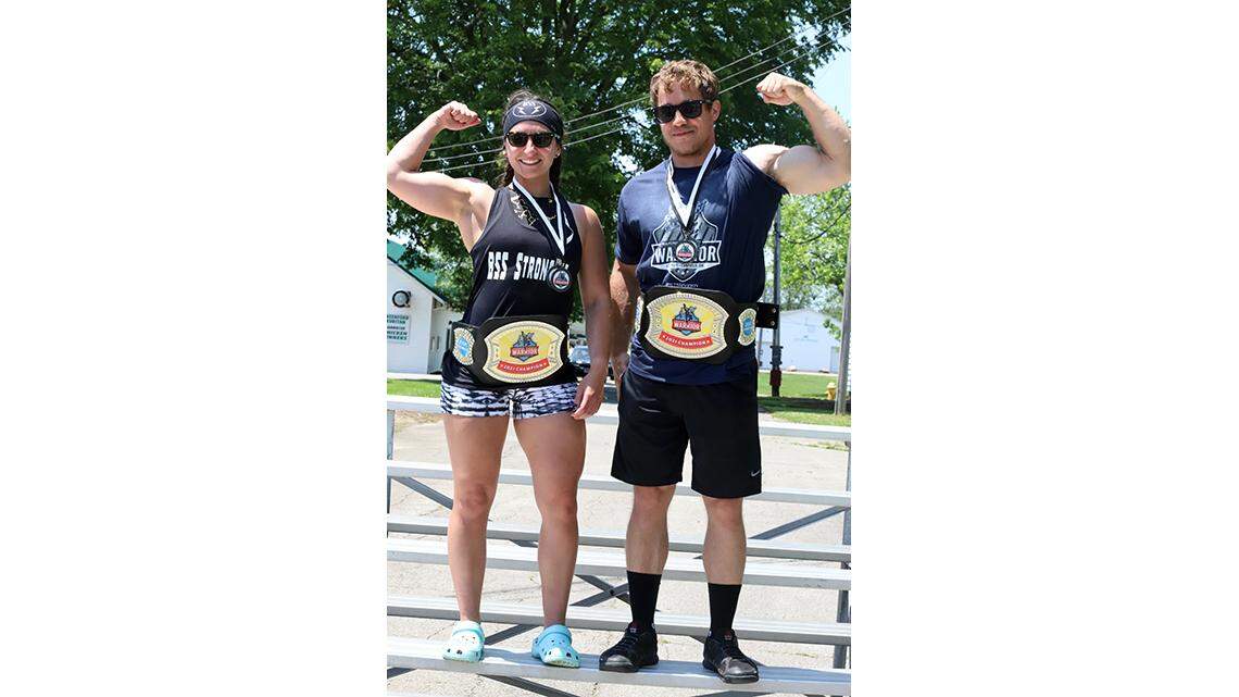 Morgan Quimby of New Middletown (left) was the 2021 Top Female Mahoning Valley Warrior Competition Winner. Berne Gorvet of Youngstown (right) was that year’s Top Male Mahoning Valley Warrior Competition Winner.