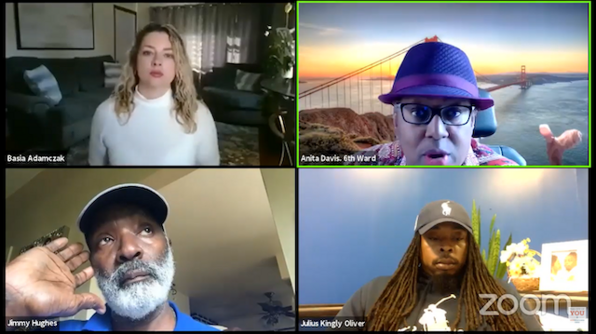 Council members Basia Adamczak, Anita Davis, Jimmy Hughes and Julius Oliver discussed the uptick in crime in Youngstown with YPD Chief Robin Lees at Thursday's virtual safety committee meeting.