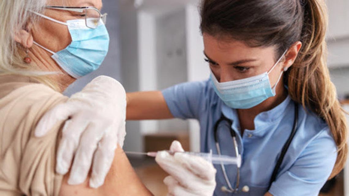 Around 57% of adults in Ohio are fully vaccinated.