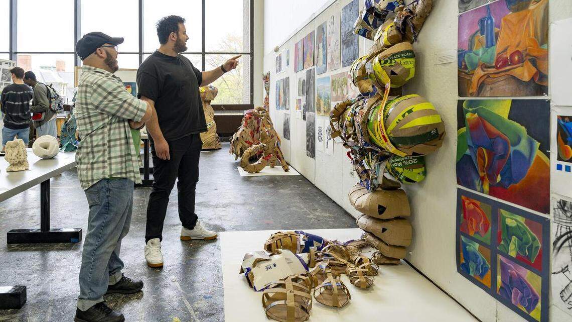 YSU Art Department freshmen debut work in public portfolio showcase