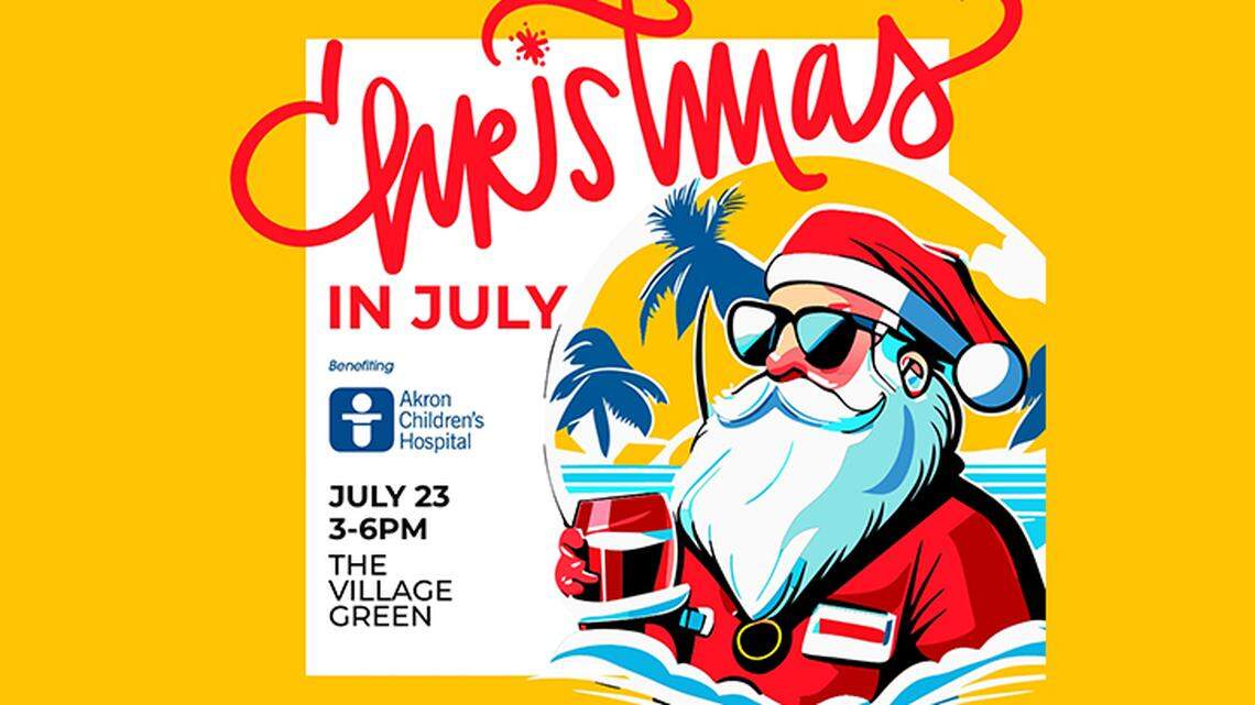 Christmas in July at the Canfield Village Green