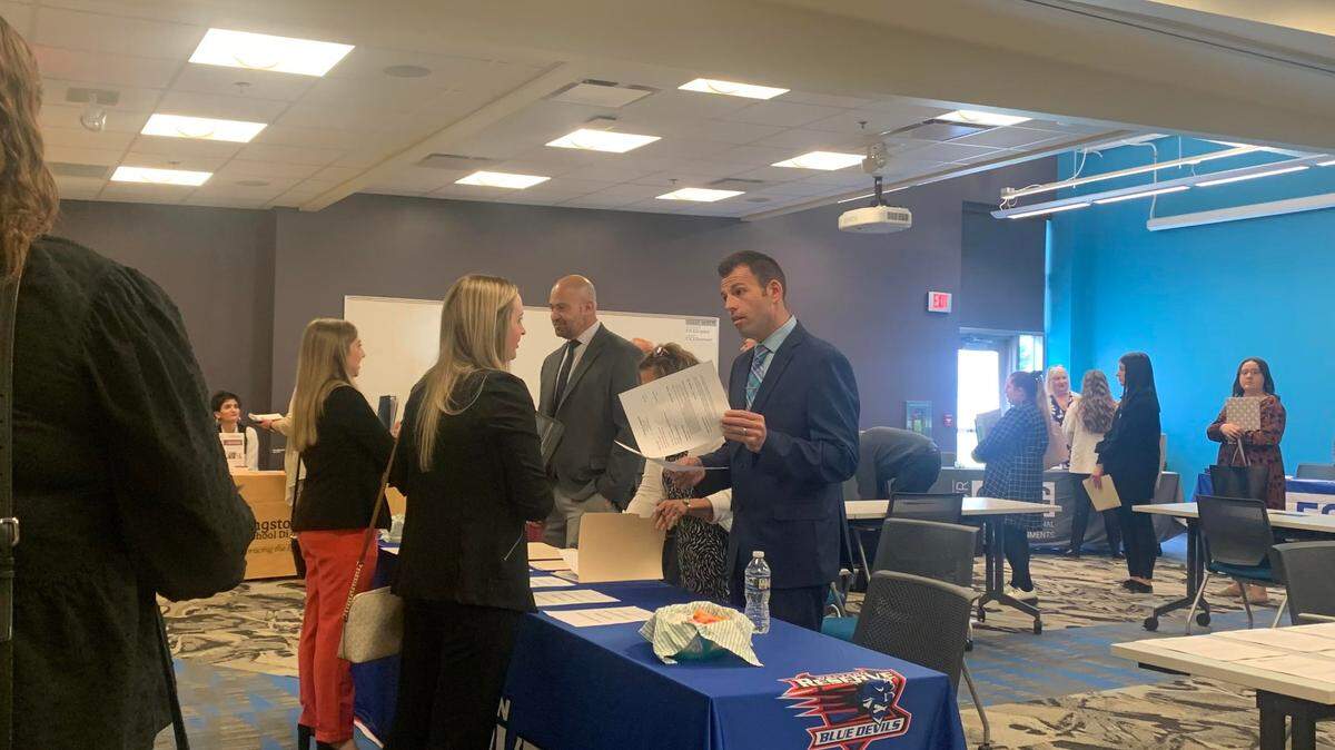Western Reserve High School principal Michael Gorby at The Educational Service Center of Eastern Ohio