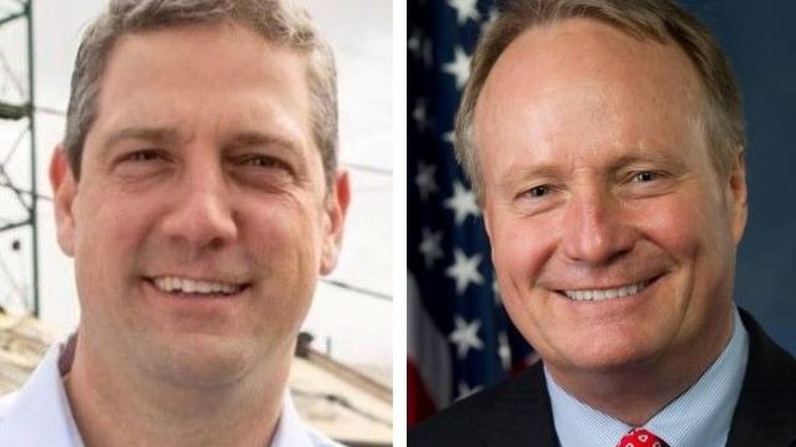 U.S. Reps. Tim Ryan, left, and David Joyce.