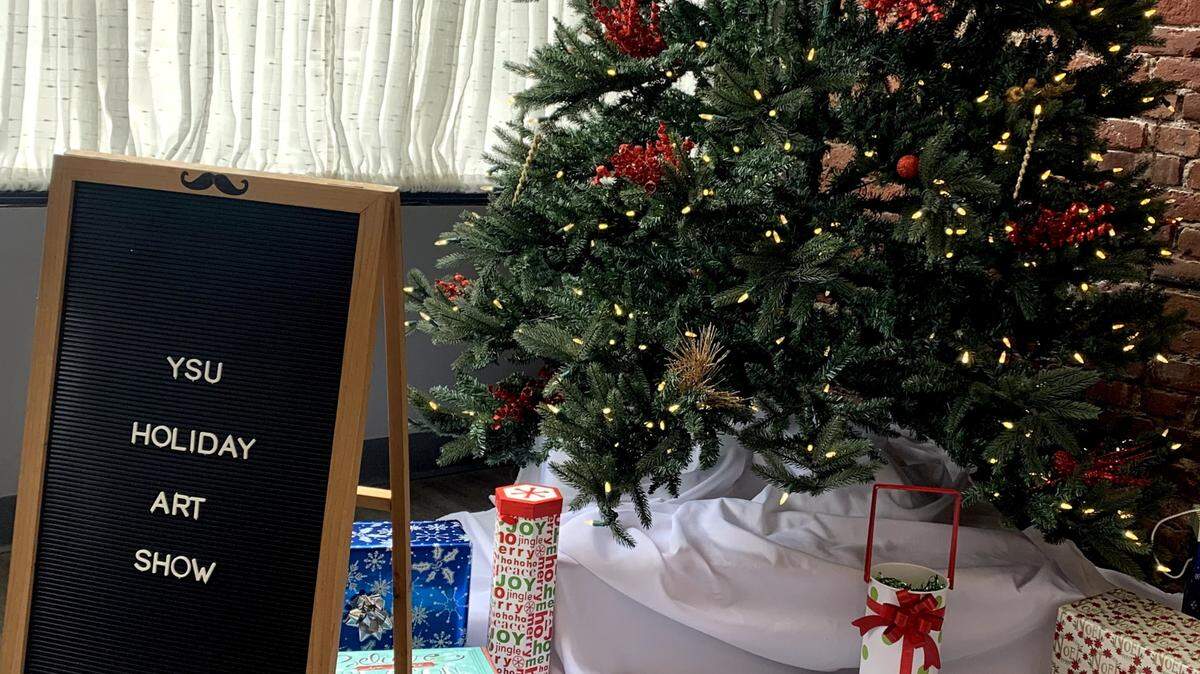 Youngstown State University student and staff are hosting a holiday art show and market. 