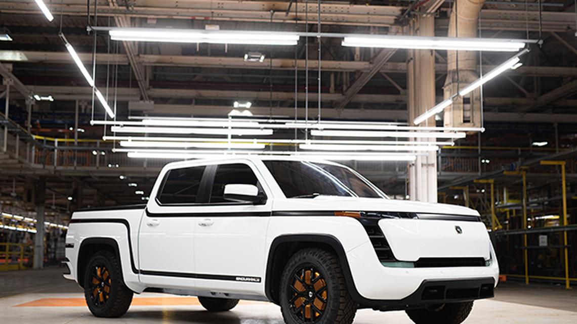 Shown here is The Endurance, an all-electric pickup truck under development by Lordstown Motors Corp. (Photo provided)