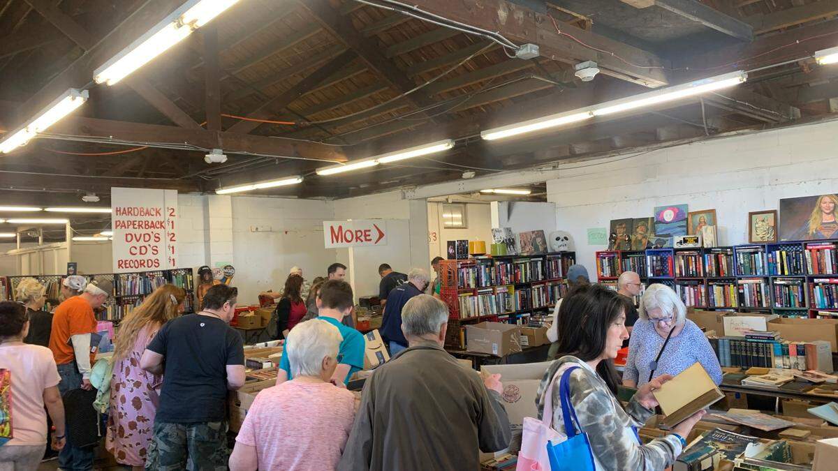 Shoppers looking for deals and a chance to support animals can check out the Angels for Animals gigantic garage sale happening at the Canfield Fairgrounds.