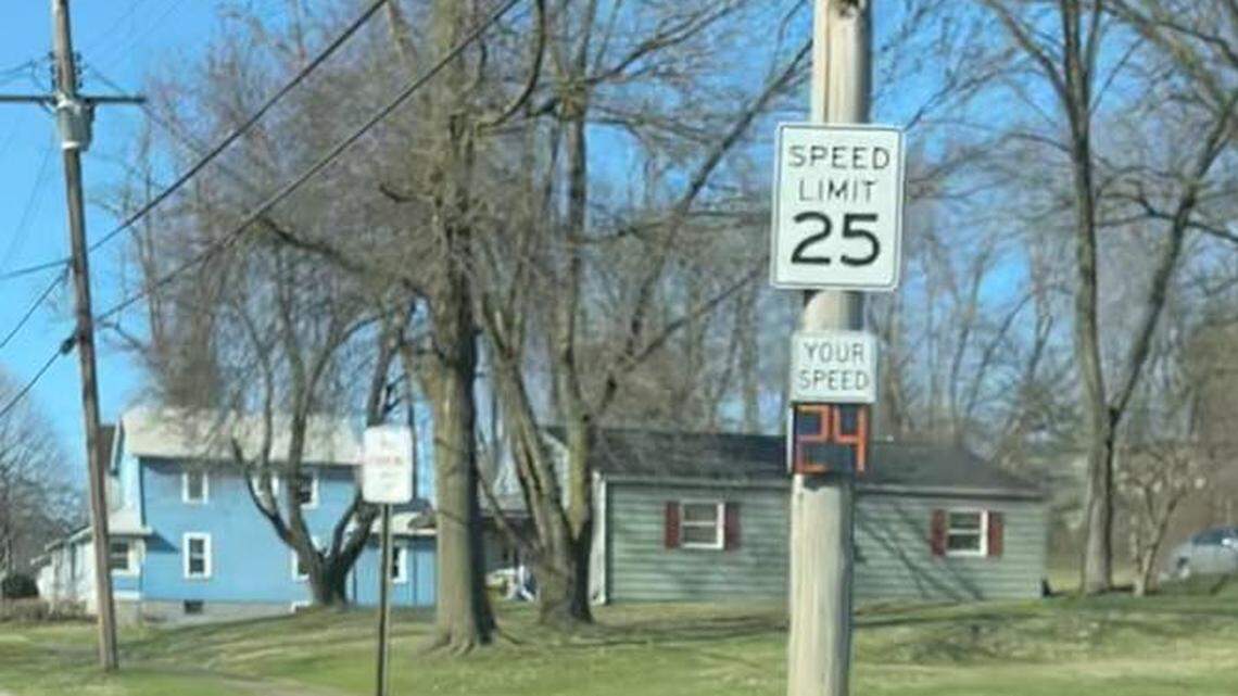 New radar monitor will let drivers see their speed while traveling on this busy road, but won’t issue any citations