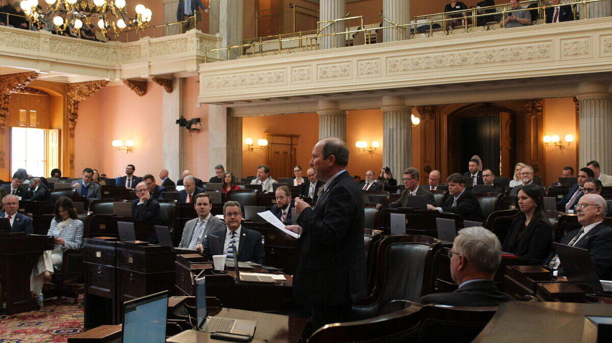 Rep. Roy Klopfenstein, R-Haviland, describing his bill on the Ohio House floor.