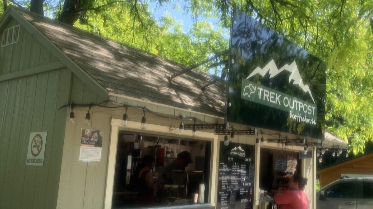 Trek Outpost at White House Fruit Farm in Canfield opened in 2015, offering unique lattes, made with house-roasted coffee beans and family-run hospitality.
