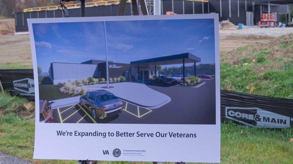 Ceremony held at 3838 Cascades Blvd, Kent, overlooked the progress made on the new VA Imaging and Infusion Center. The VA Northeast Ohio Healthcare System is expanding further in northeast Ohio by building a new outpatient clinic near Walmart in East Liverpool.
