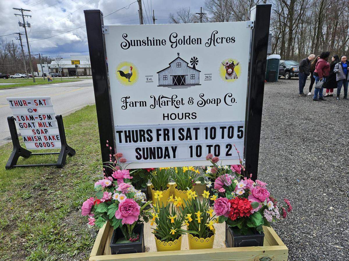 Visit Sunshine Golden Acres at 3335 Mahoning Ave. NW in Warren; browse their Etsy shop full of self care products like soaps, lip balms and lotions made from fresh goat’s milk.&nbsp;