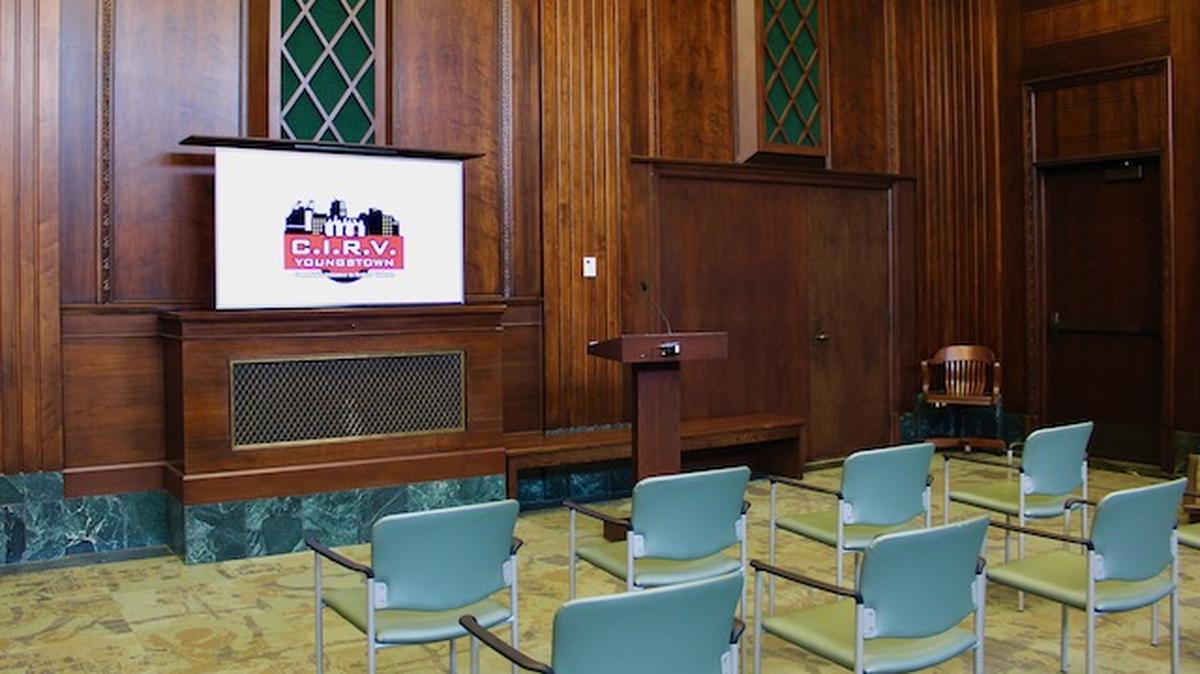 The Community Initiative to Reduce Violence hosted a gun violence call-in program on Thursday to offer resources to better the lives of 10 individuals affected by violence. (Ellen Wagner | Mahoning Matters)