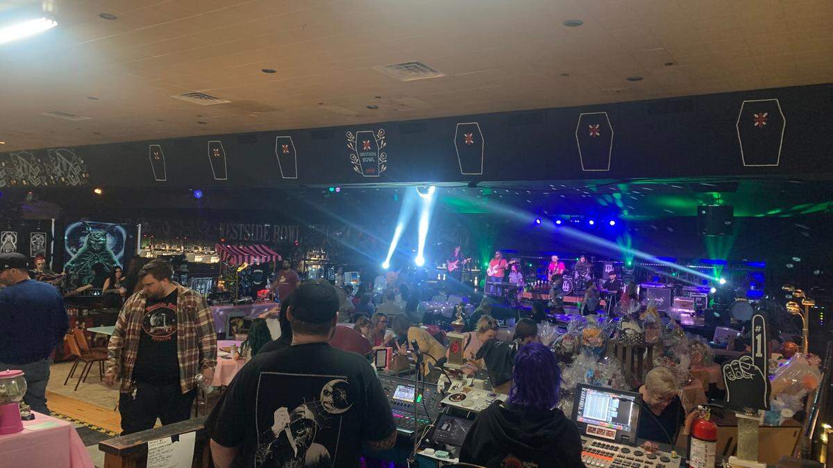 Kat Jackson set up Bowling for Boobs, with help from family and her boyfriend, Joe Zaitzew, on April 14 from 4 - 8 p.m. at Westside Bowl in Youngstown. 
