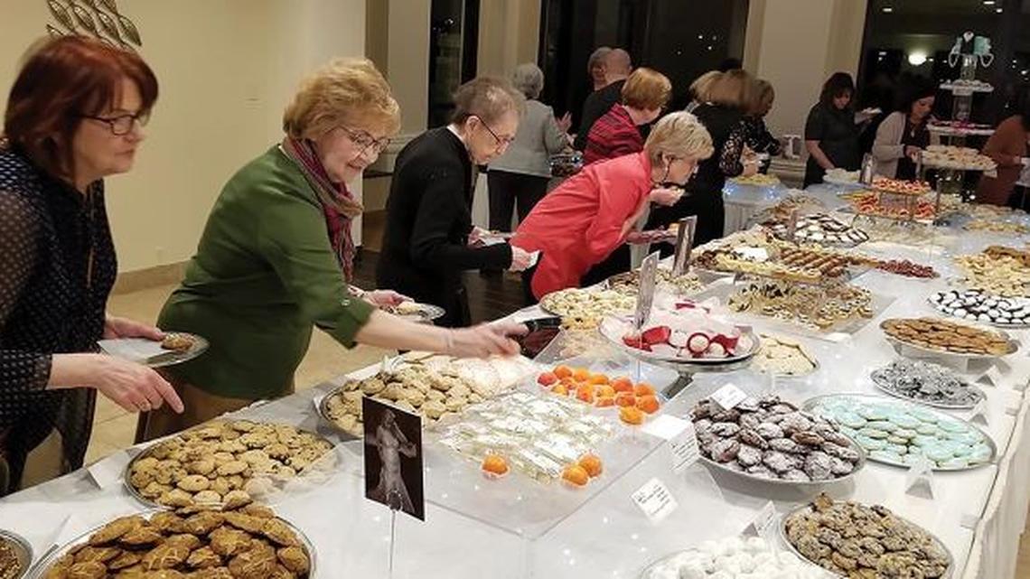 The 2019 Cookie Table & Cocktails event attracted 80 bakers who made thousands of cookies. (Photo courtesy of Mahoning Valley Historical Society)