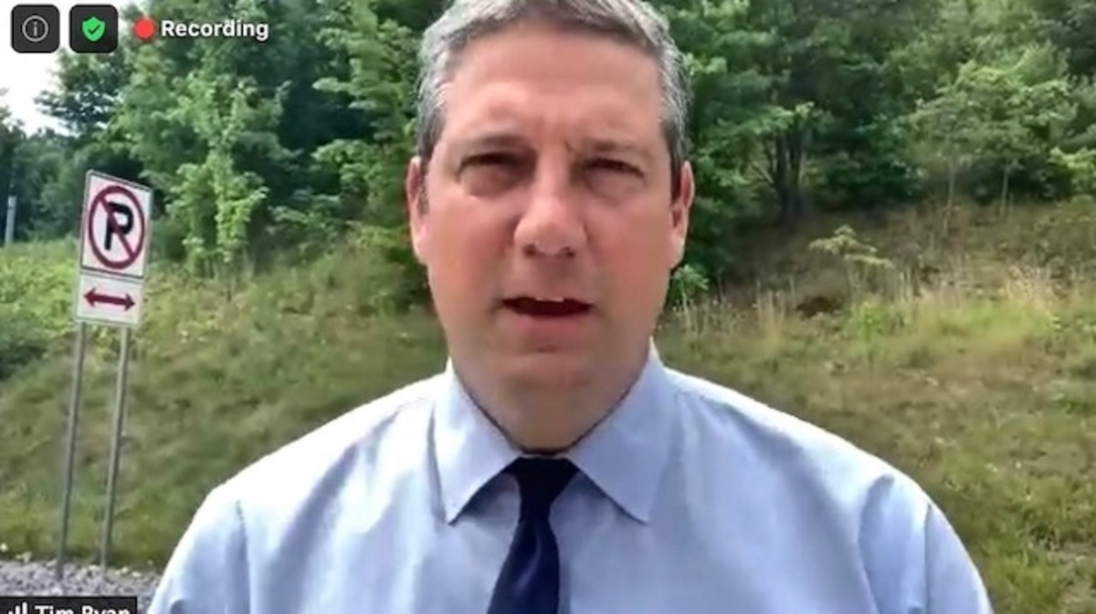 U.S. Rep. Tim Ryan during a webcast on Monday, June 13, 2020.