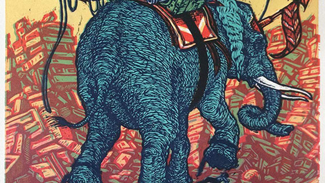 The Red Press Collaborative’s special guest printmaker Brett Anderson is coming to showcase his skills at YSU for a week.