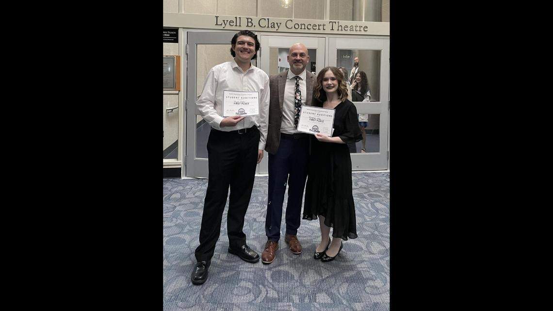 Youngstown students won first place at the 2024 National Association of Teachers of Singing’s Tri-State Chapter “Student Auditions” Competition. 