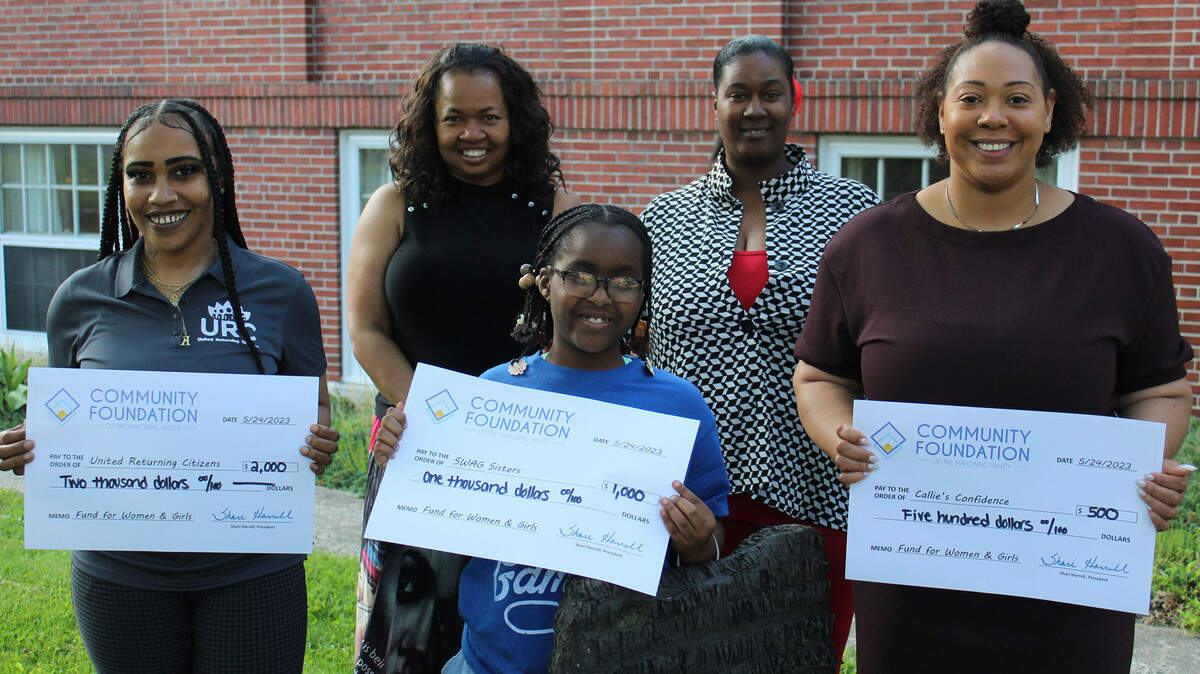 Carshara Bradley from United Returning Citizens, Honeya Price and Lanae Allen from SWAG Sisters, and Lovie Barnes and Domonique Williams from Callie’s Confidence represented the organizations selected as finalists for the Fund for Women & Girls’ Microfunding Event.