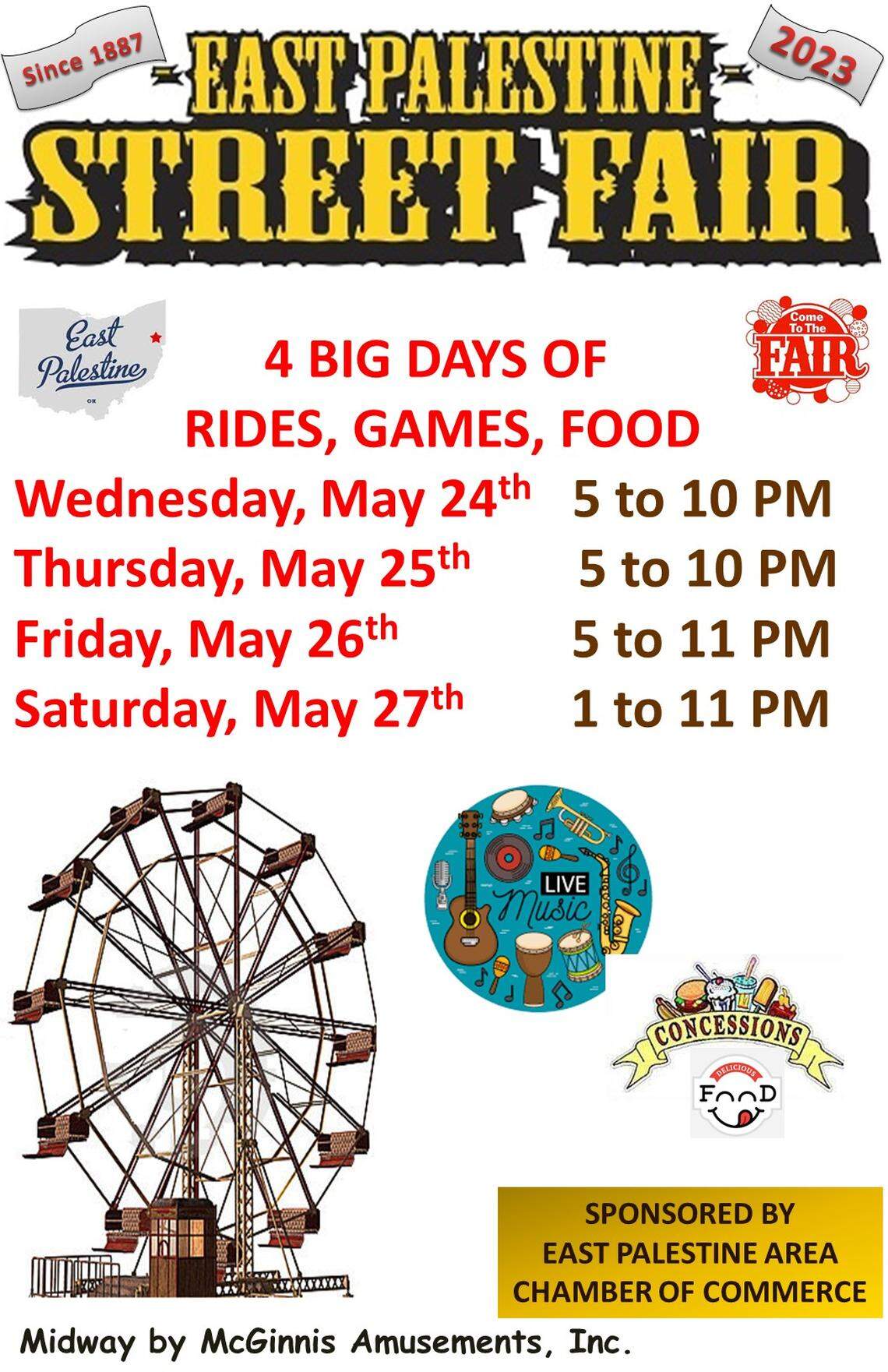 Norfolk Southern, East Palestine team up for community street fair