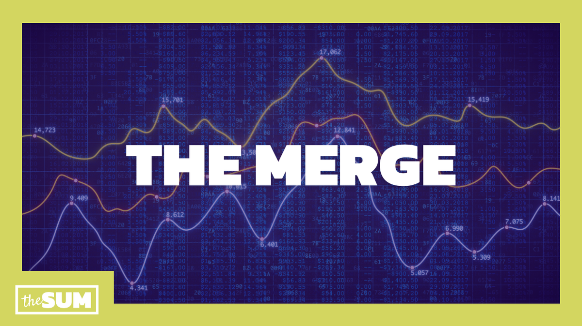 “The Merge” is a software upgrade to the Ethereum blockchain.