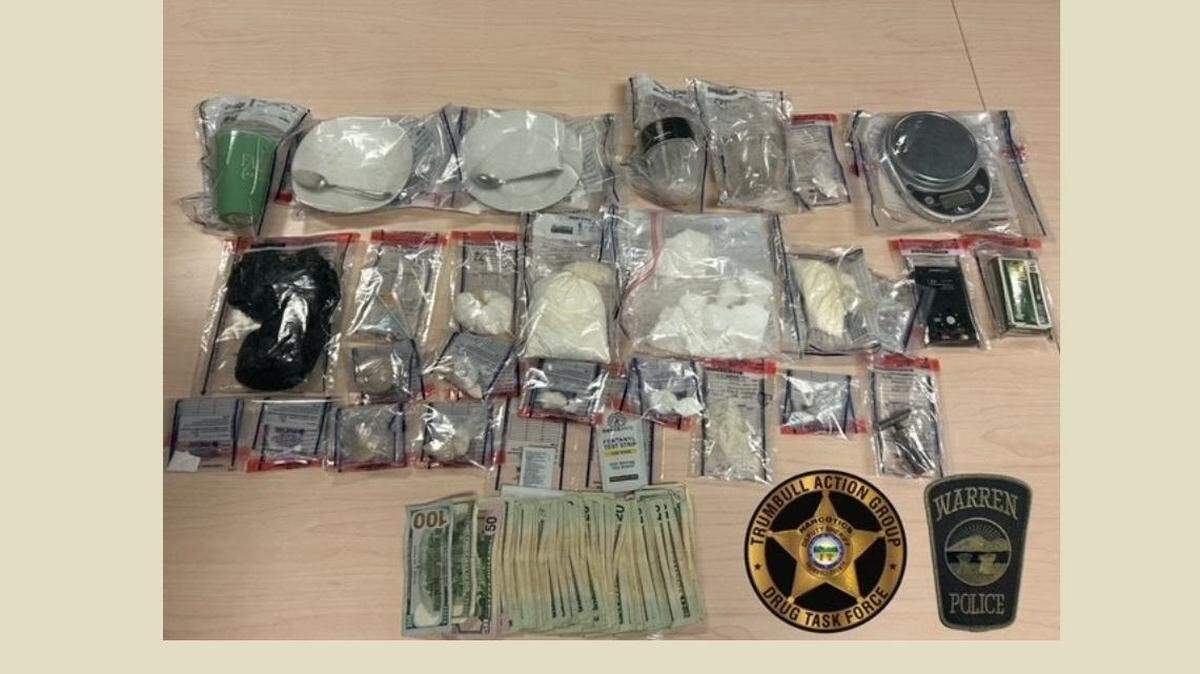 Officers with the local police departments, the county sheriff’s office and the Trumbull Action Group Drug Task Force seized thousands of grams of illegal substances during a multi-department, months-long drug investigation. 
