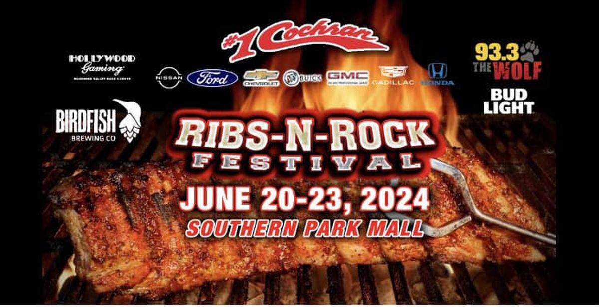 Starting Thursday, head to Boardman’s Southern Park Mall for four days of music, drinks and an award-winning rack of ribs at Ribs-N-Rock Fest.