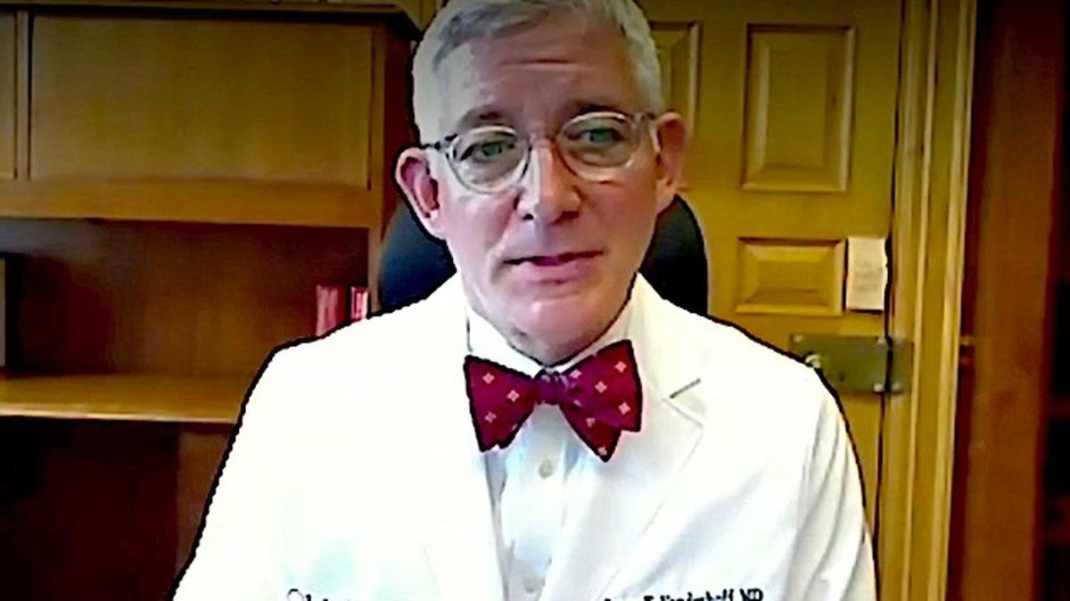 Dr. Bruce Vanderhoff, chief medical officer at the Ohio Department of Health, during a state coronavirus update on Wednesday, July 14, 2021. 