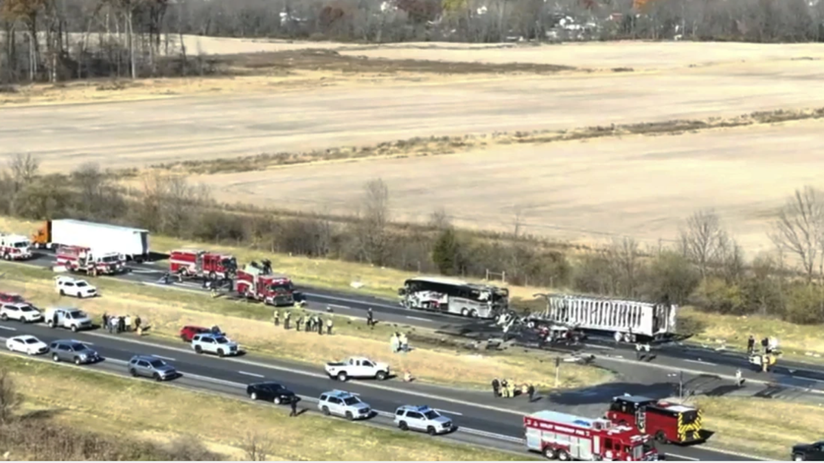 Bus crash in Licking County