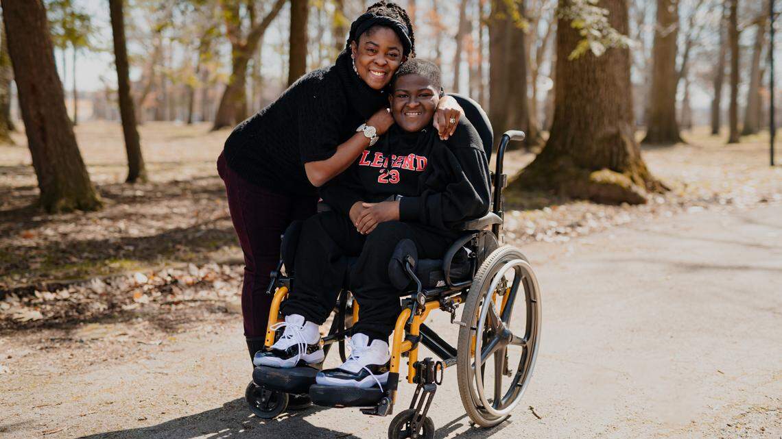 Jayden Brown and his mother, Charitter, are among the local individuals and families who have benefited from Operation Search and Help.