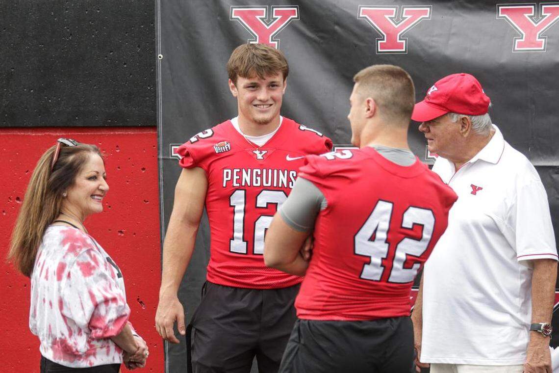 Youngstown State Meet the Team day at Stambaugh Stadium.